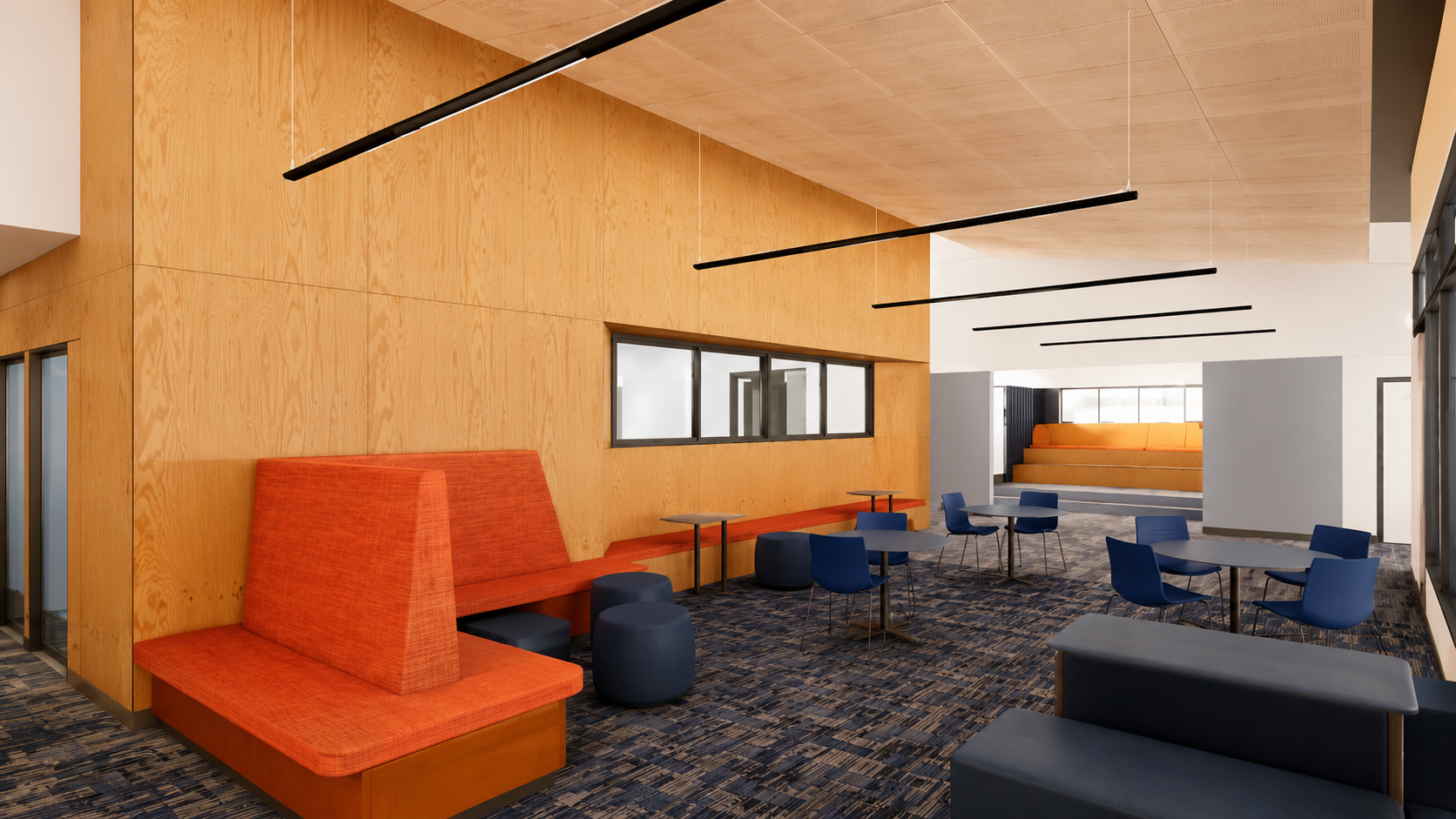 John Fawkner Secondary College — new breakout and informal learning space, artist impression
